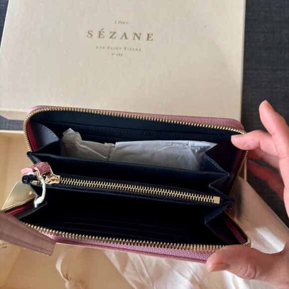 Sezane blush wallet NWT - Picture 4 of 5